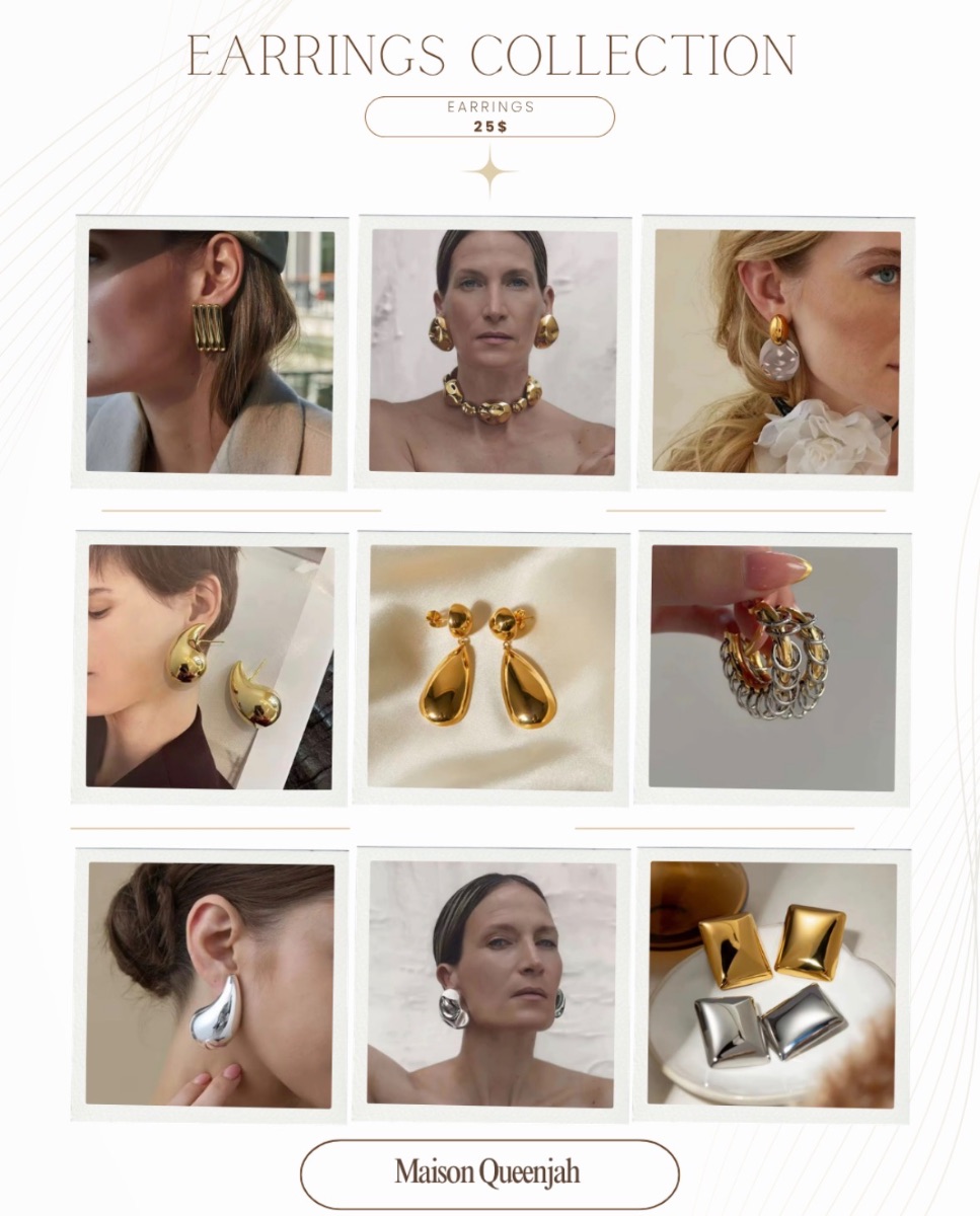 Maison Queenjah MQ earrings
