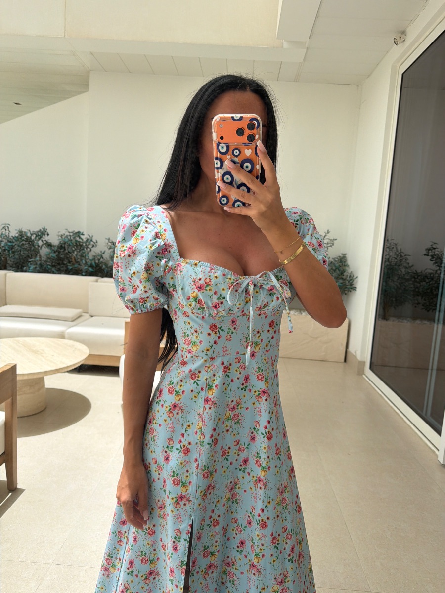 Fashion nova blue dress brand new photo 2