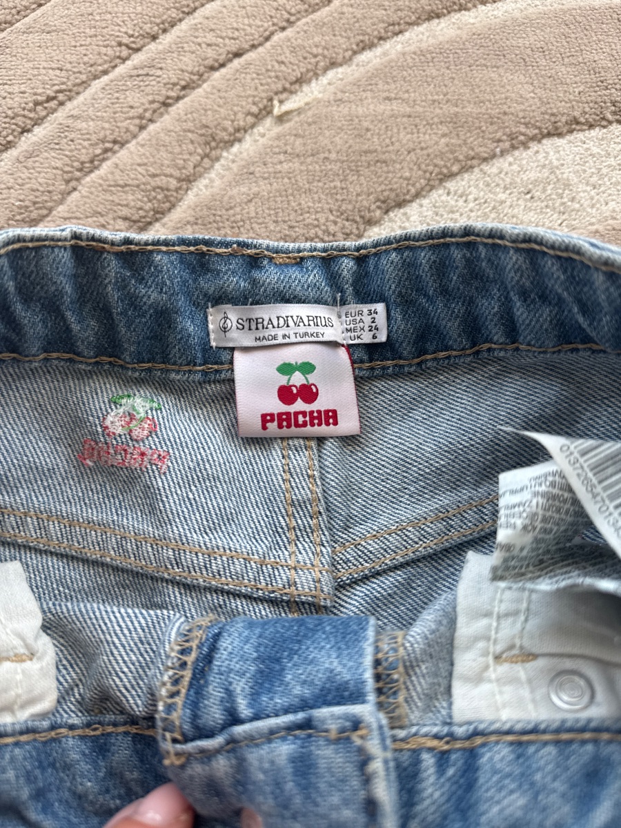 Stradivarius Pacha Denim shorts photo 2