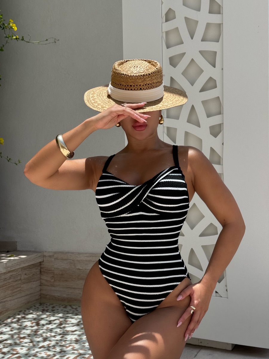 Boutique Monochrome black swimsuit