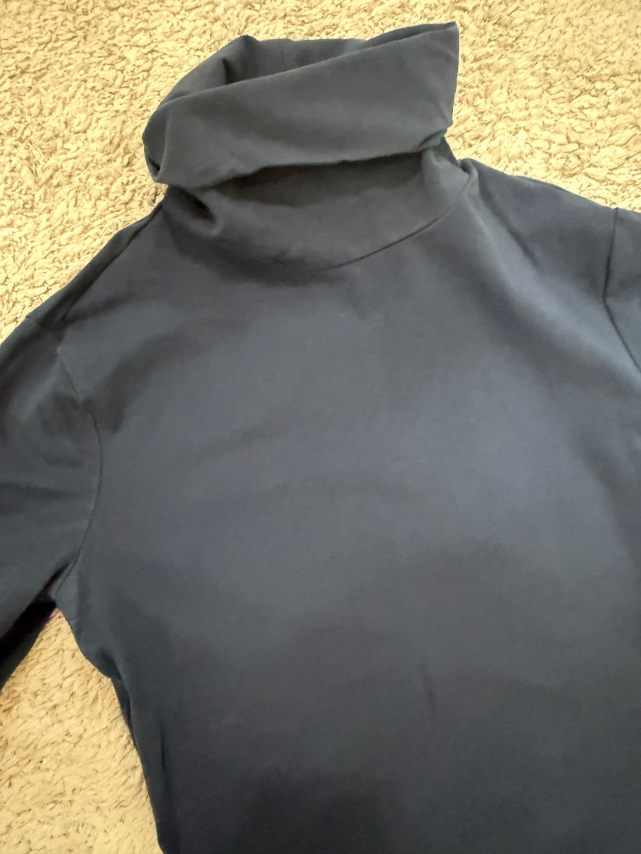 Kookai navy blue shortsleeve polishirt s-m photo 3