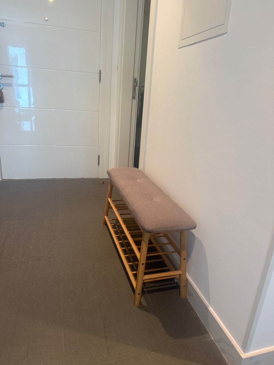 2 mirrors and shoe chair