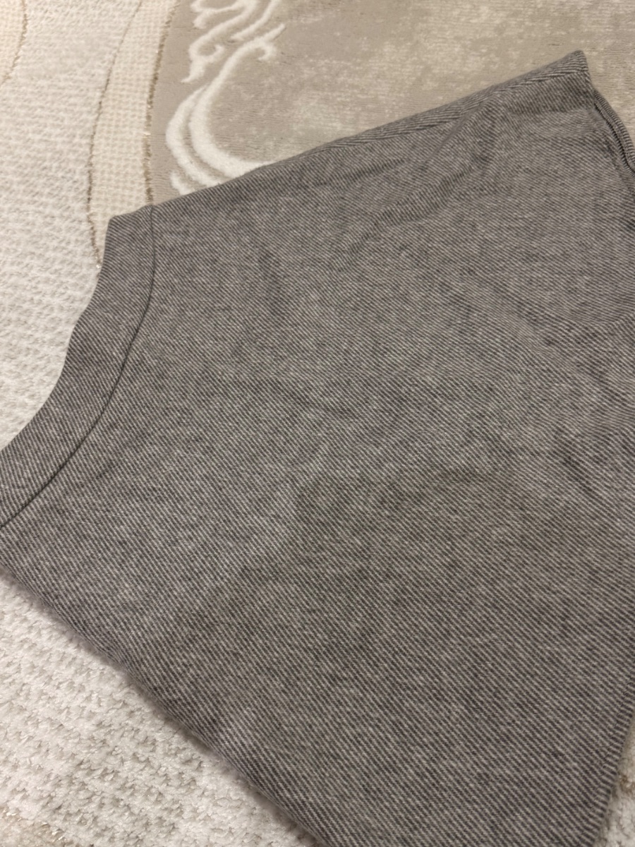 Pruva Grey A-Line Mini Skirt photo 2