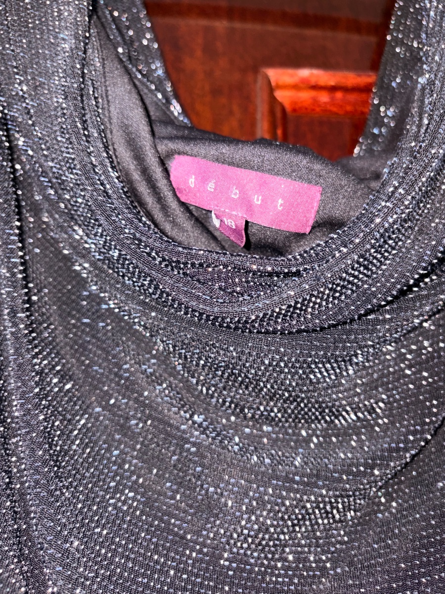 Debut sparkling ruffle dress