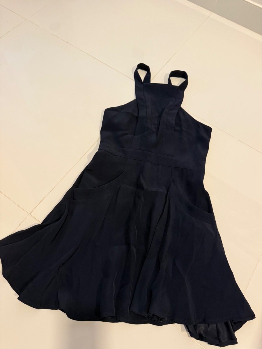 Finders Keepers Navy Blue Dress