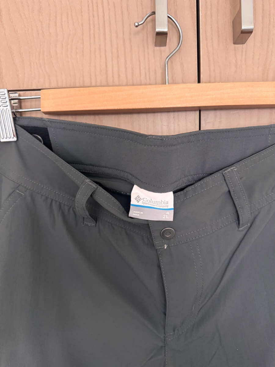Columbia dark grey casual capri pants photo 3