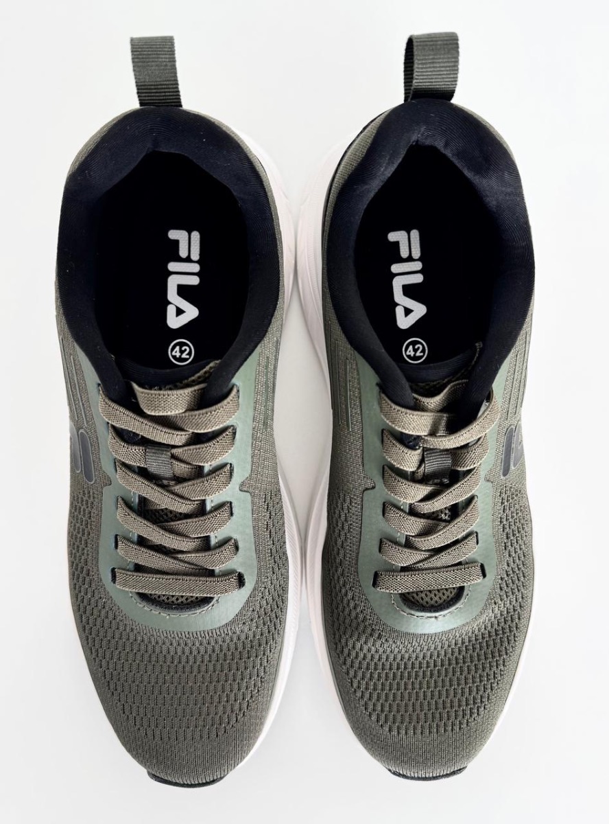 Like New FILA Retron Running Sneakers Olive Size 42
