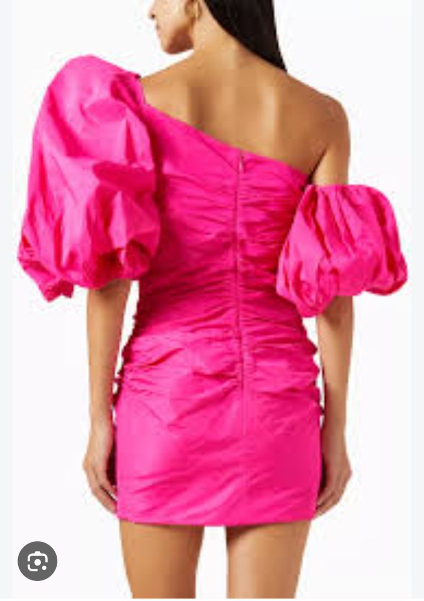 Pinko -Andros mini dress in taffeta photo 3