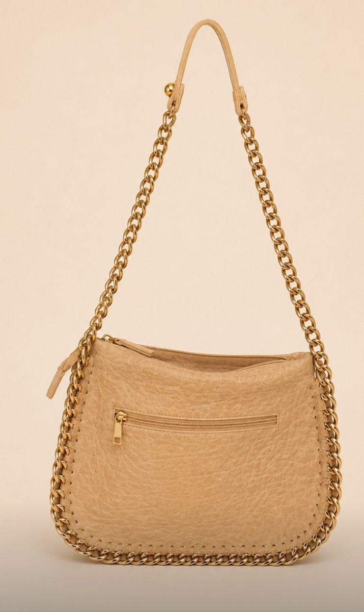 Black leather sling / tote bag with adjustable straps photo 2
