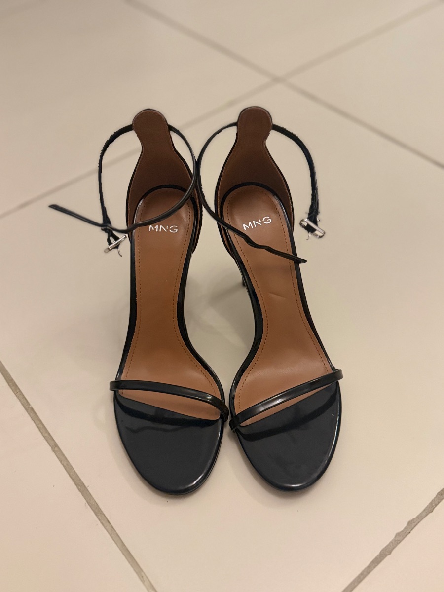 Mango Black sandal heels photo 2