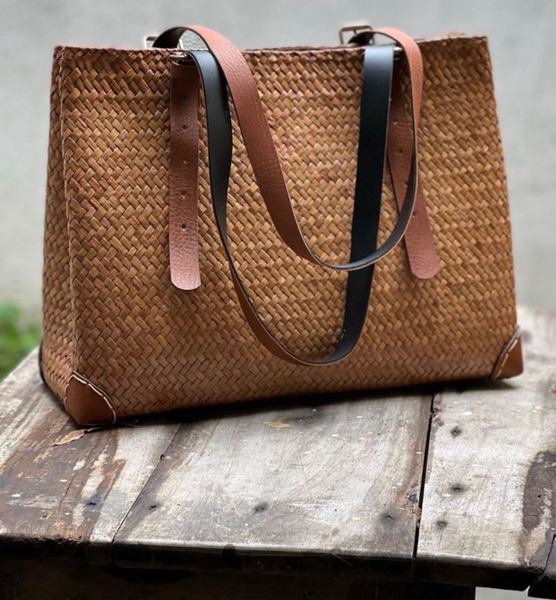 & Other Stories Tote bag with adjustable leather straps photo 2