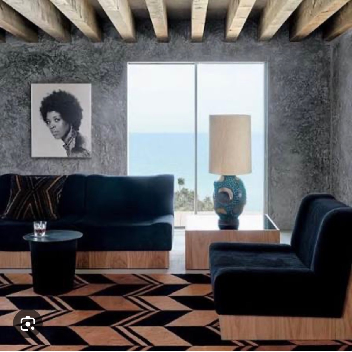 Lenny kravitz x CB2 designer lounge chair photo 2
