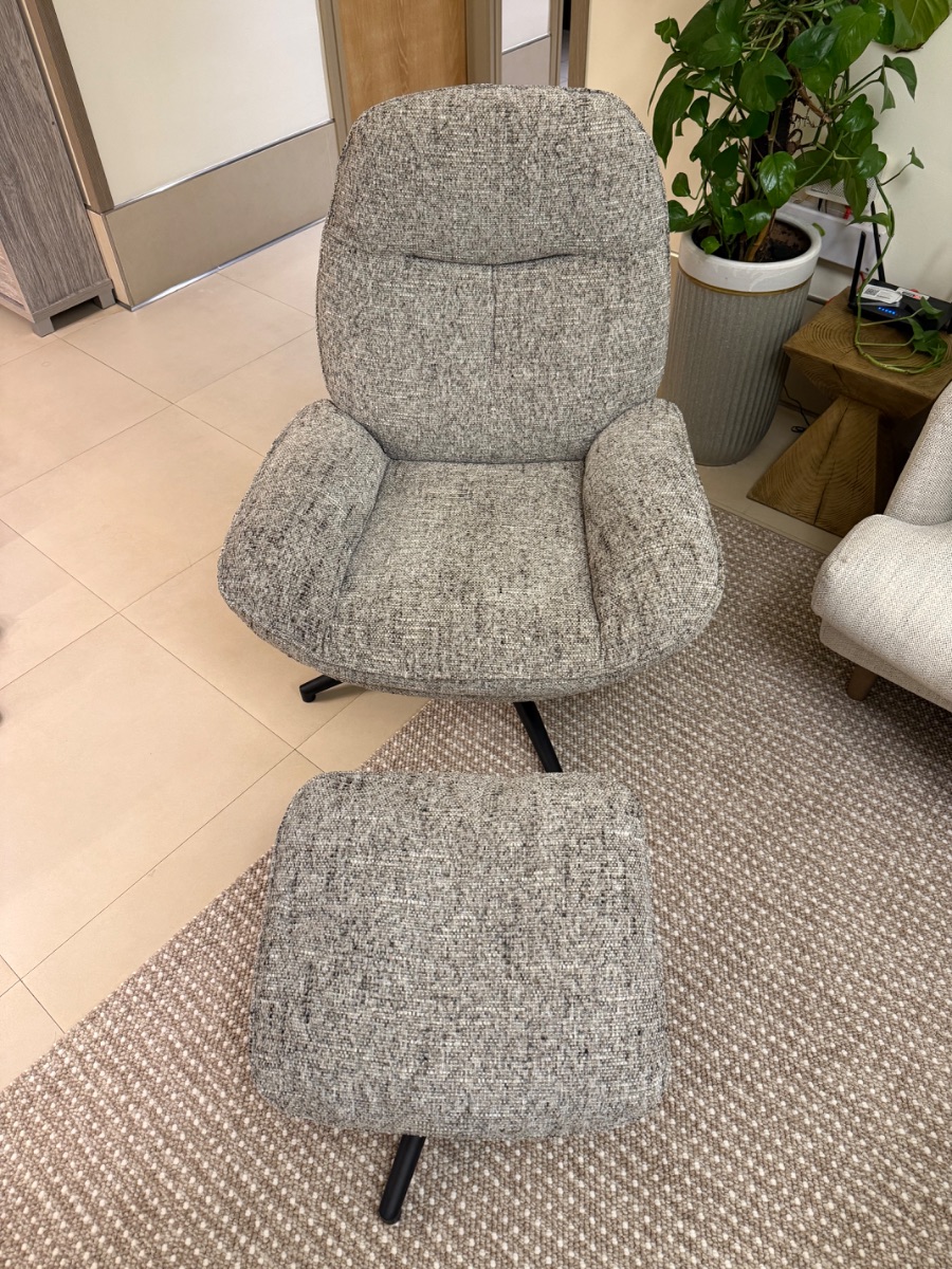 Pan Home Lamy accent chair with ottoman - Pan Emirates