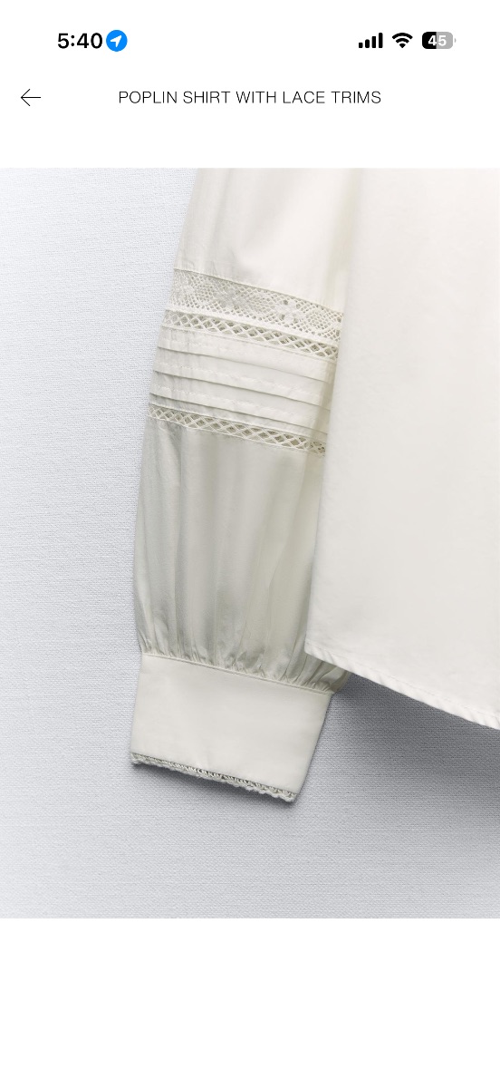 Zara brand new (with tags) shirt with sleeves. photo 2