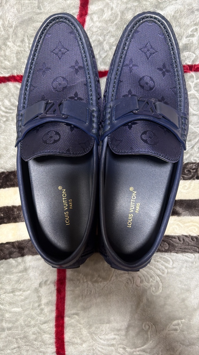 Louis Vuitton Luois Vuitton Men’s loafers navy blue