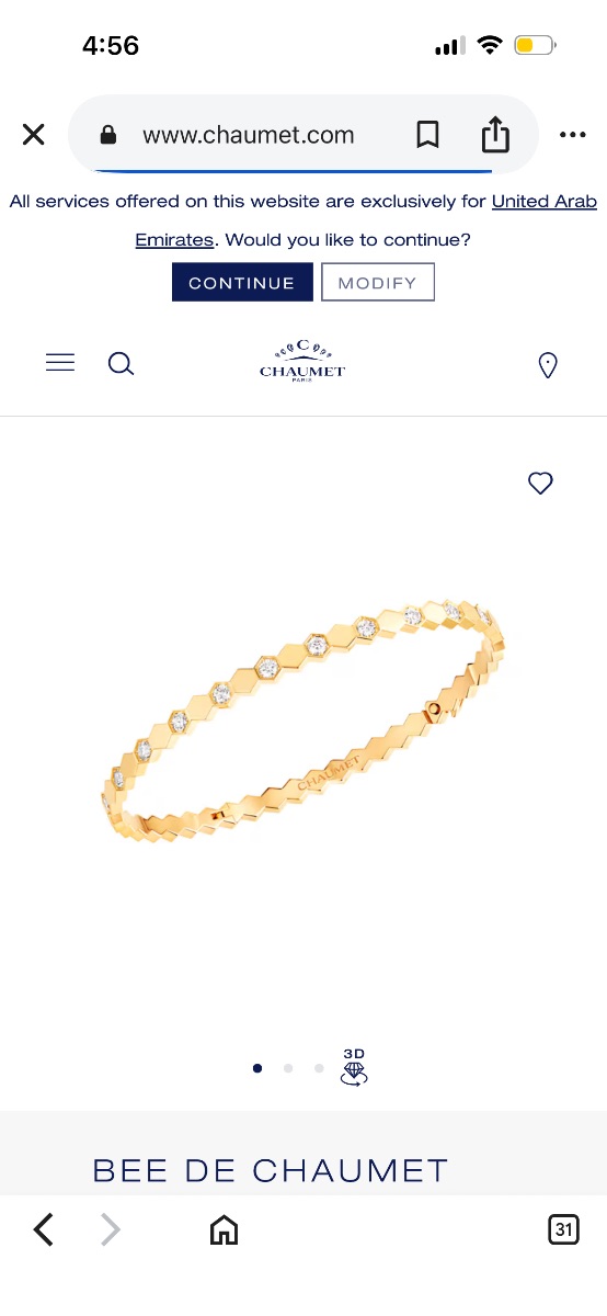 Beautiful golden bracelet chaumet photo 2