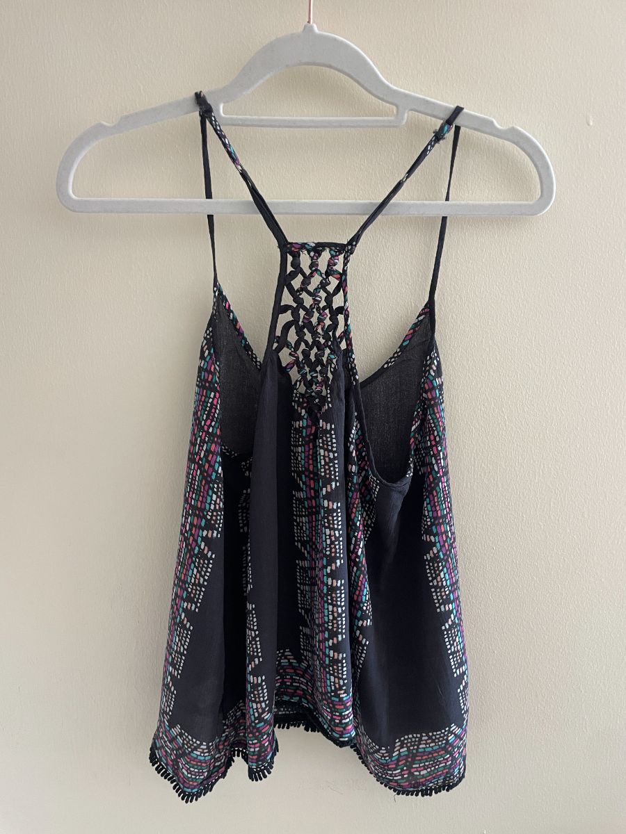 Aeropostale Black Racer Back Vest Large photo 2