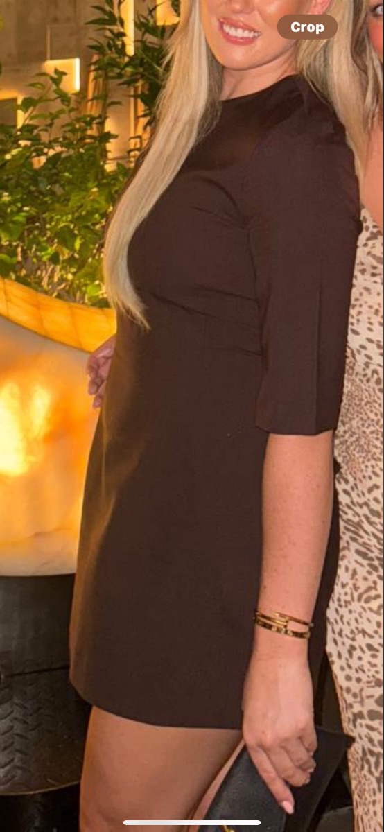 Zara odd muse style chocolate dress