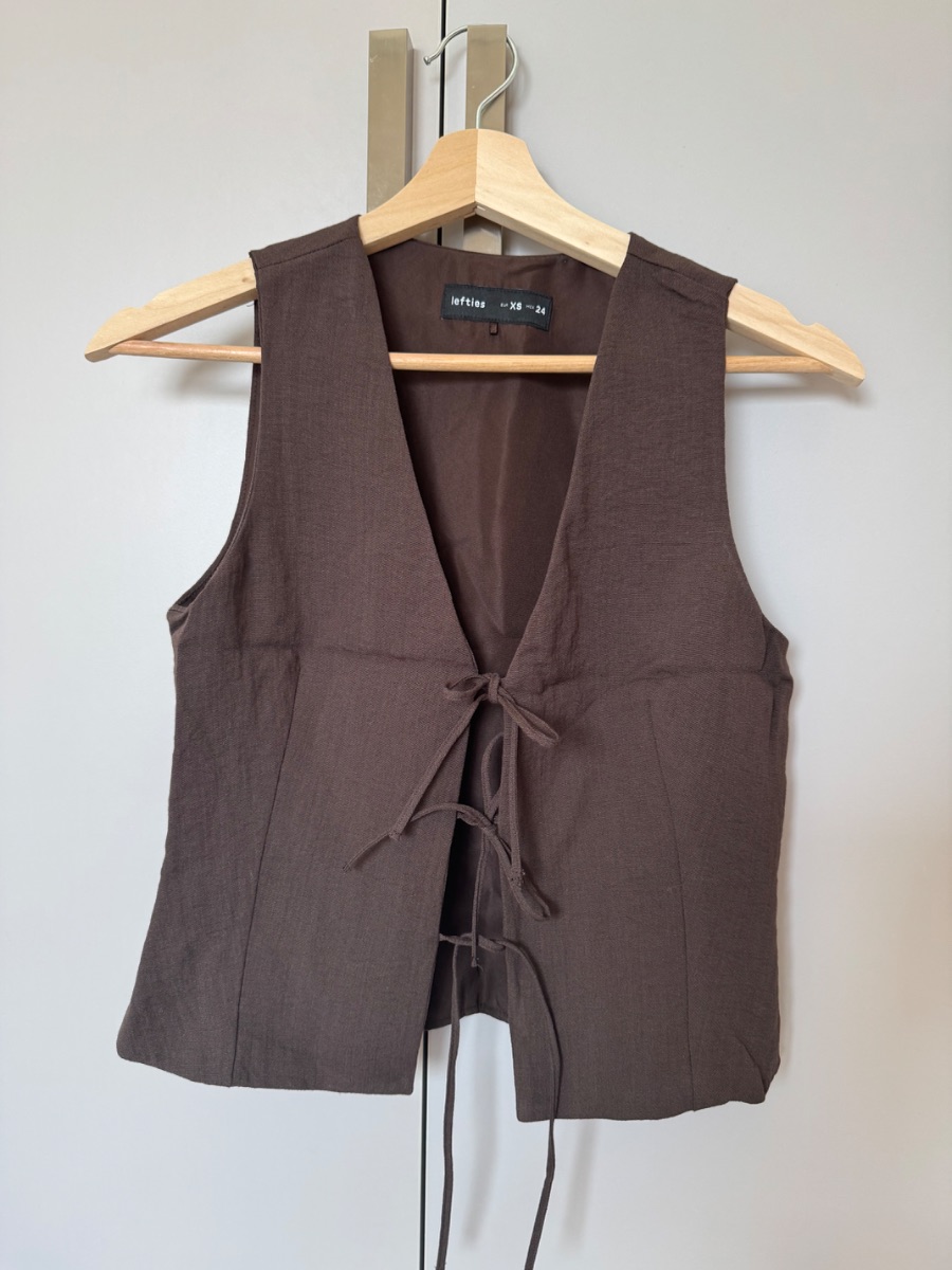 Lefties women’s tie up waistcoat
