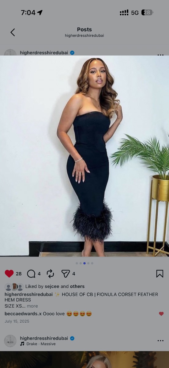 House of cb- fionula dress