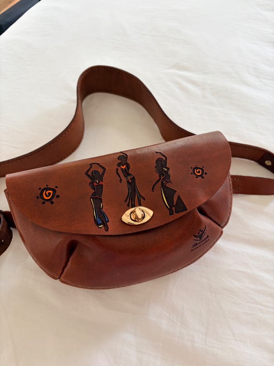 Thyria Genuine leather handmade Sling bag