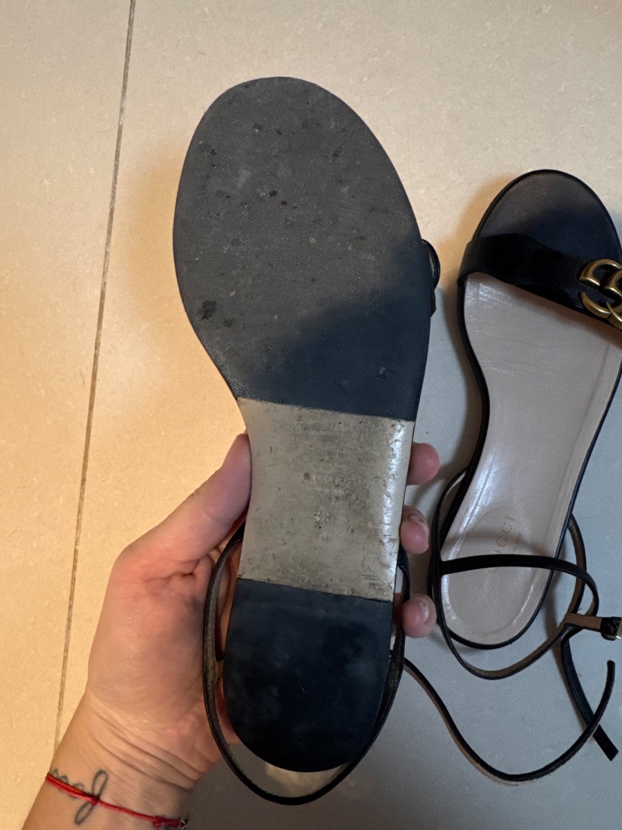 Gucci Marmont Flat Sandals photo 3