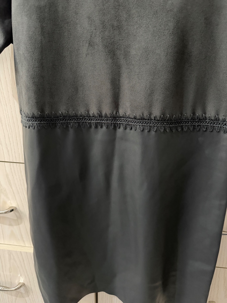 Zara Suede Panel Dress photo 2