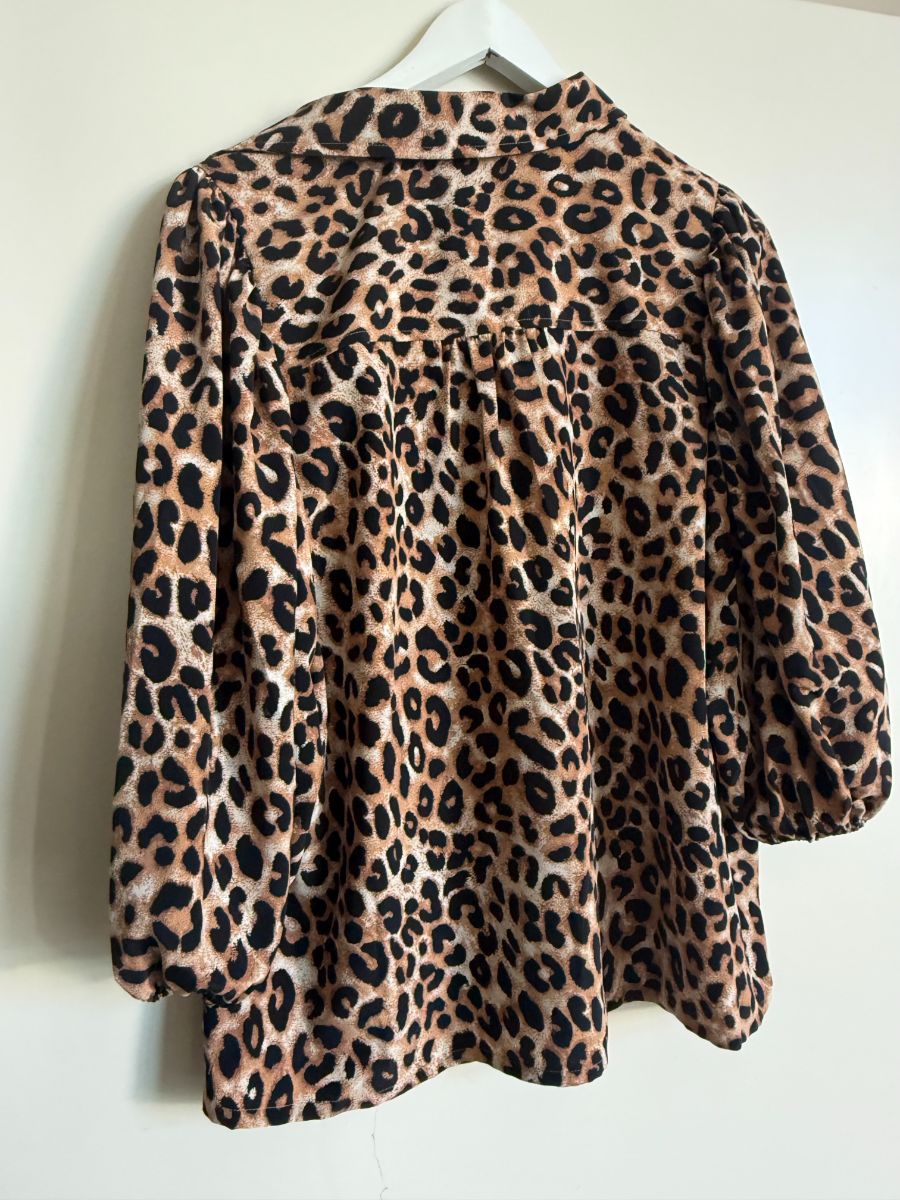 Marks & Spencer M&S Leopard Print 3/4 length Sleeve UK12 photo 2