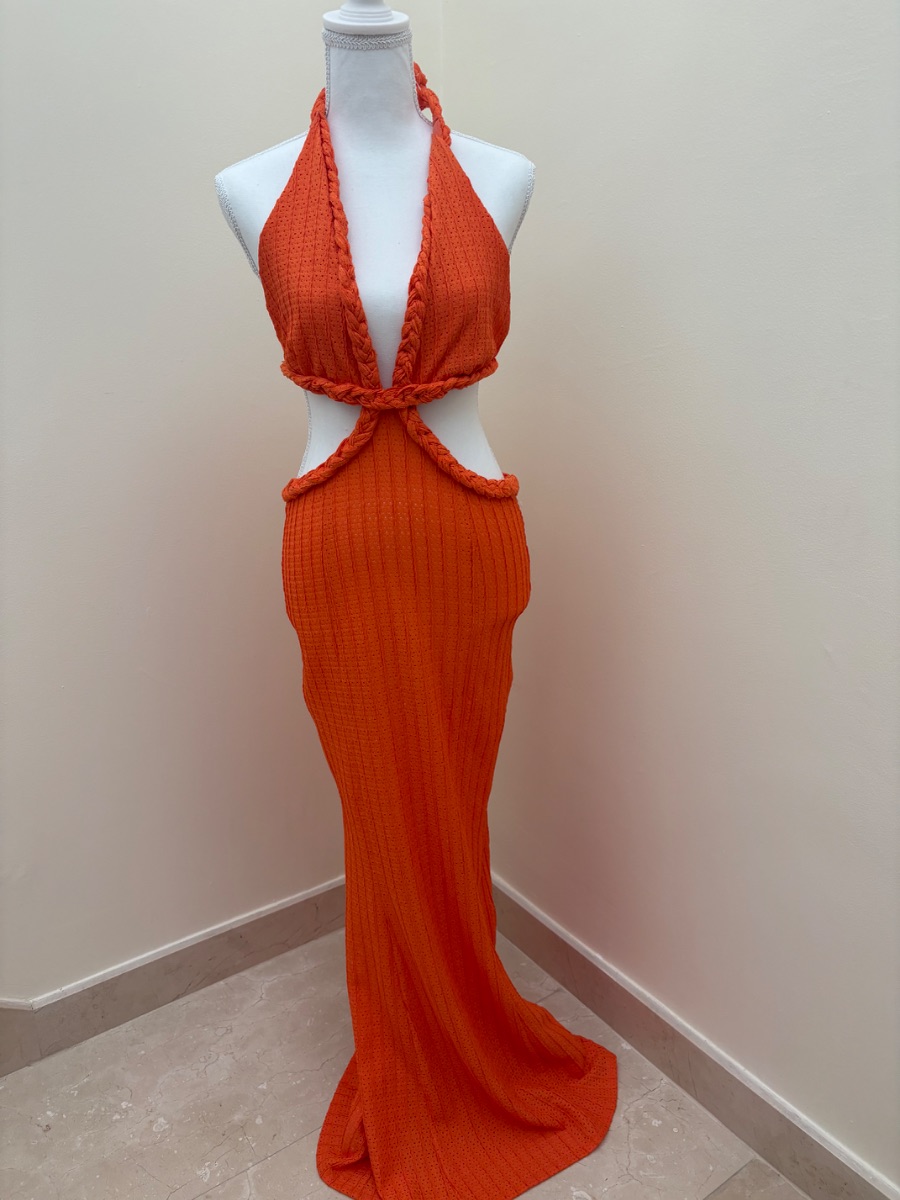 ASOS Design Orange Maxi