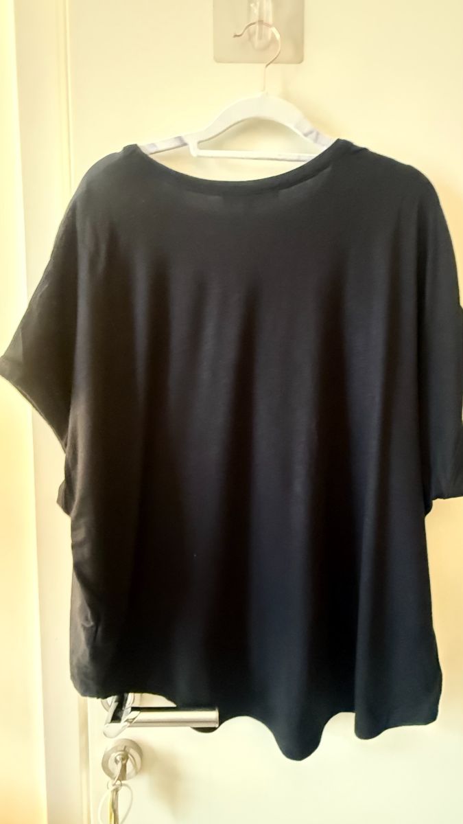 Next Oversized Smart Black Tshirt UK 14 photo 3