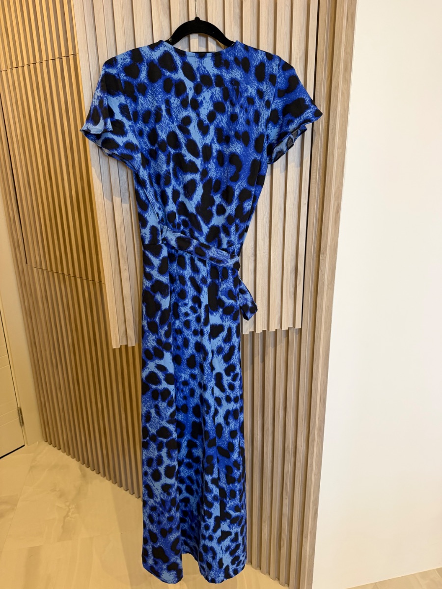 Dancing Leopard, Blue wrap dress photo 2