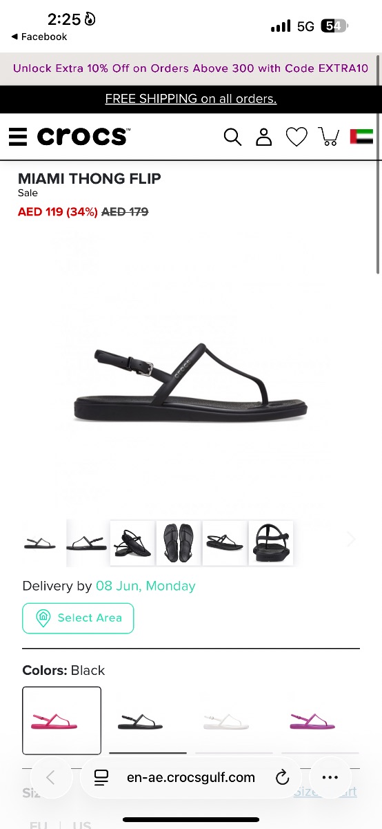Crocs Miami thong samdals photo 3