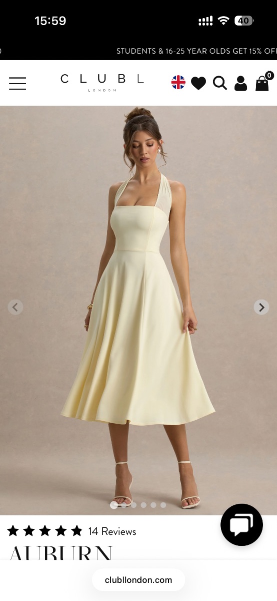 Club L London Club London yellow dress