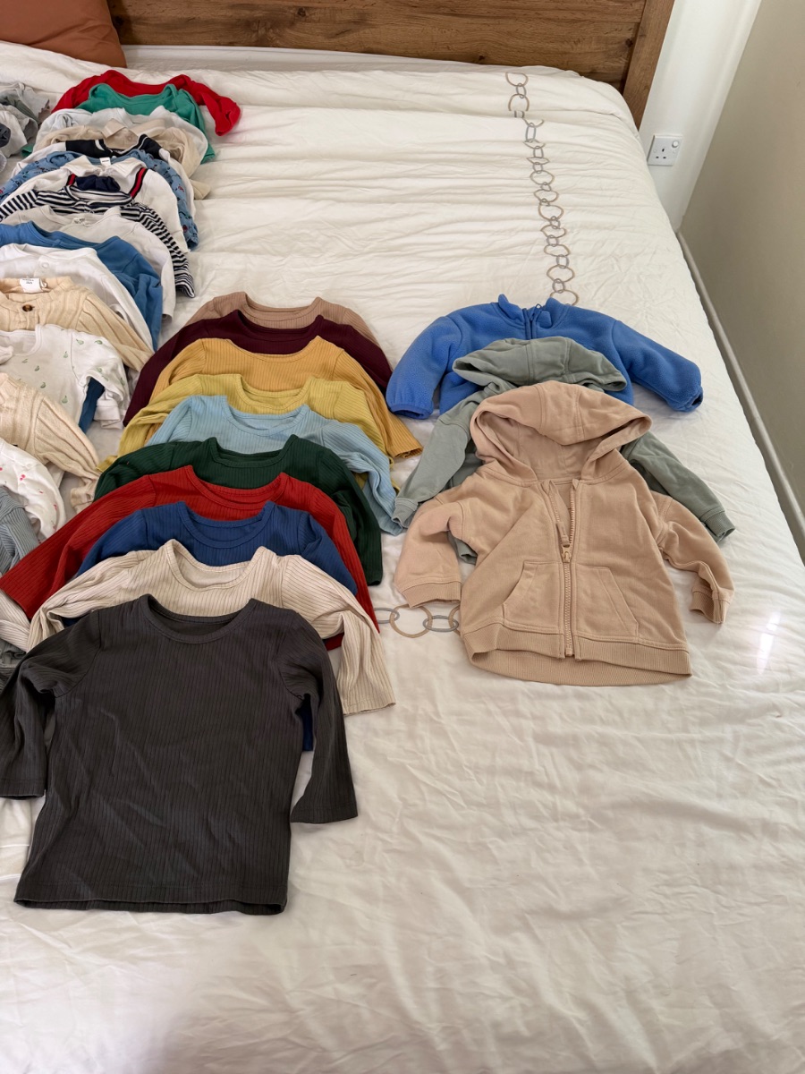Newborn - 6 month baby boy clothing bundle photo 2