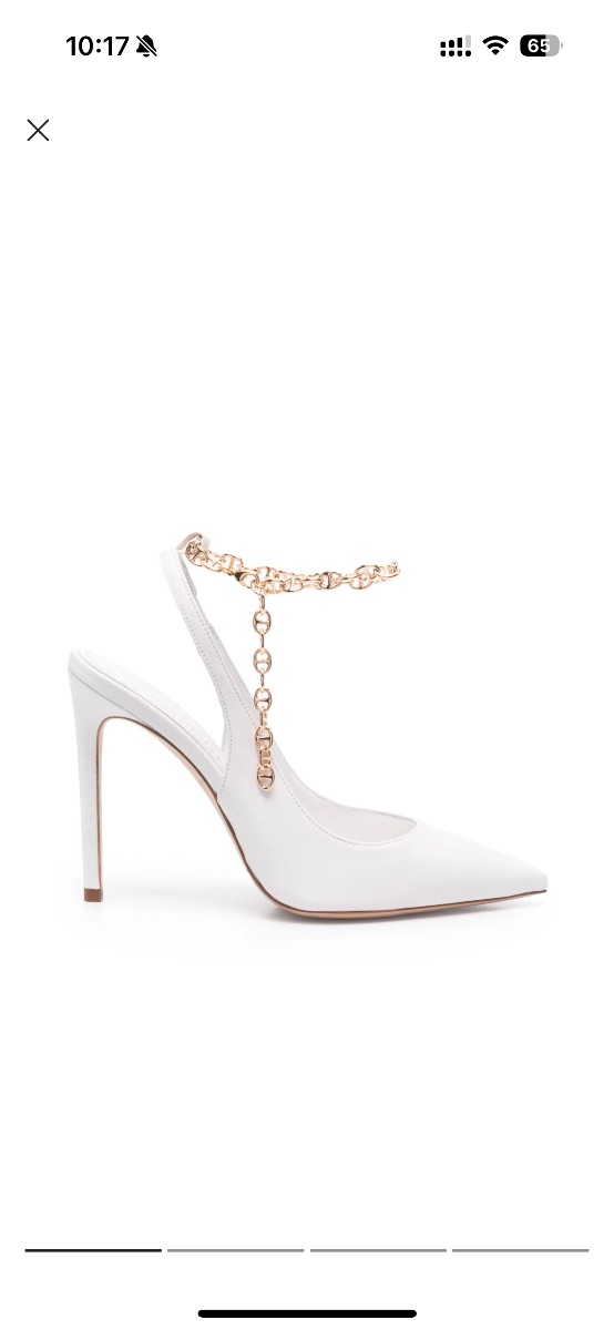 Dee Ocleppo White heels
