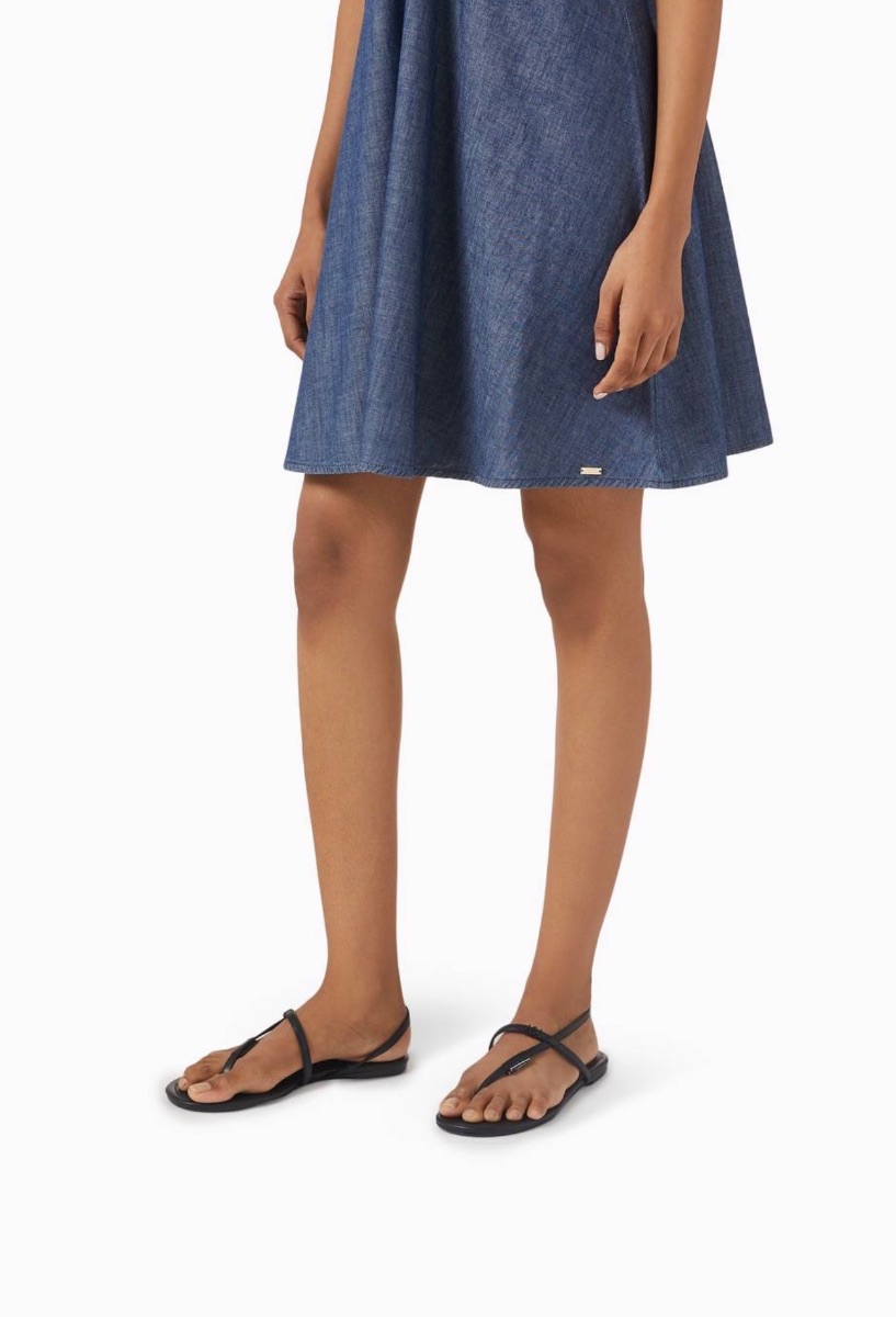 Black Armani Exchange ladies sandles