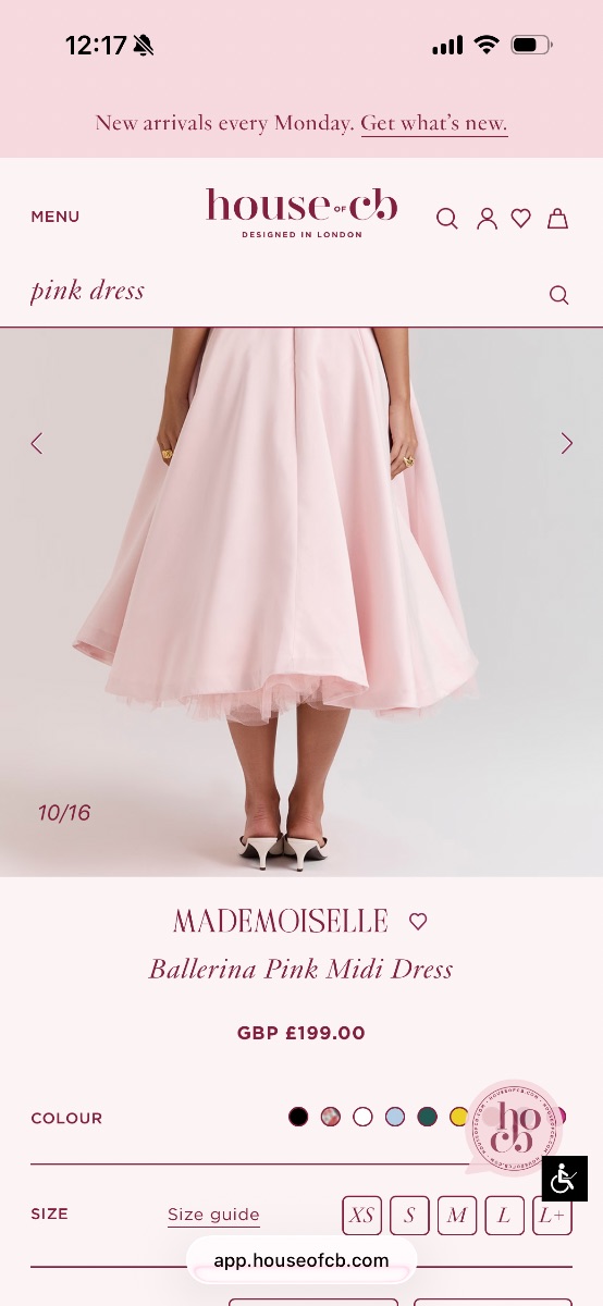 House Of CB - Mademoiselle Dress Brand new with tags photo 3