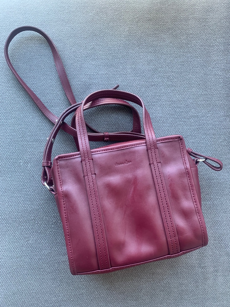 Steven Allan Steven Allen Leather Box Bag photo 3