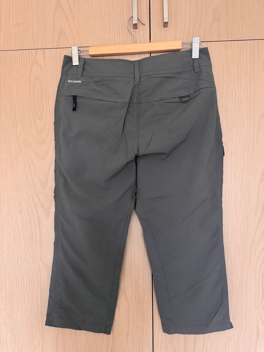 Columbia dark grey casual capri pants photo 2