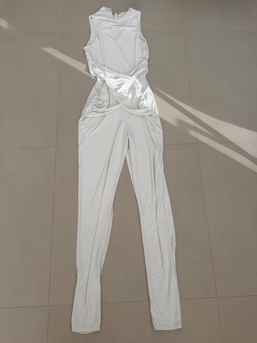 White ego jumpsuit