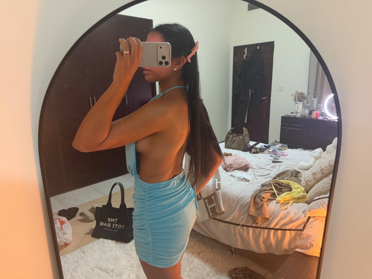 SHEIN blue dress photo 3