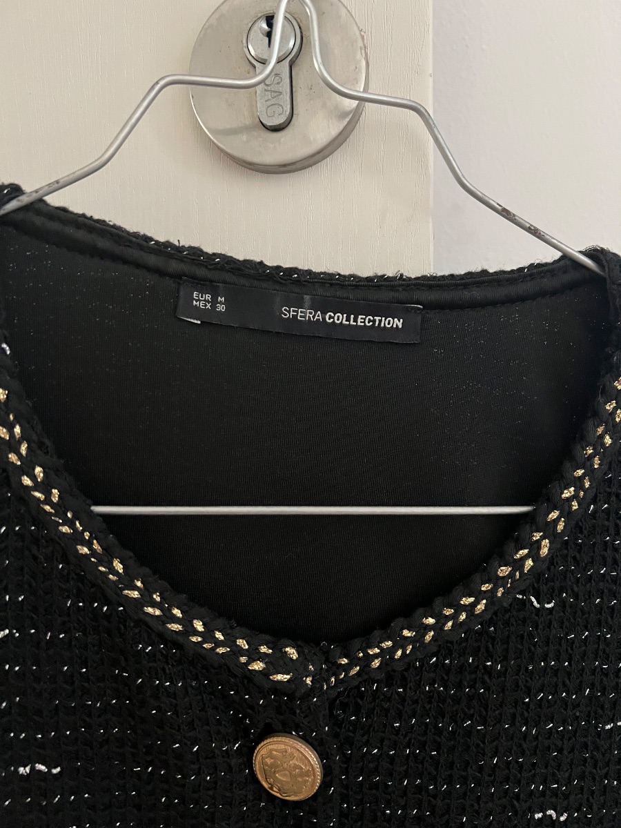 Sfera size M black and gold blazer/Jacket/Cardigan photo 2