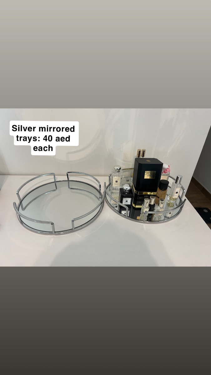 Home Centre Mirrored Trays