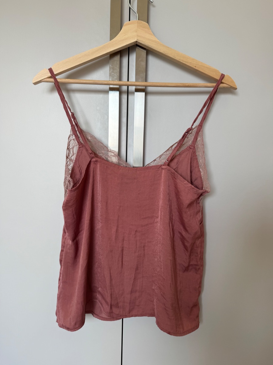 H&M satin camisole top photo 3