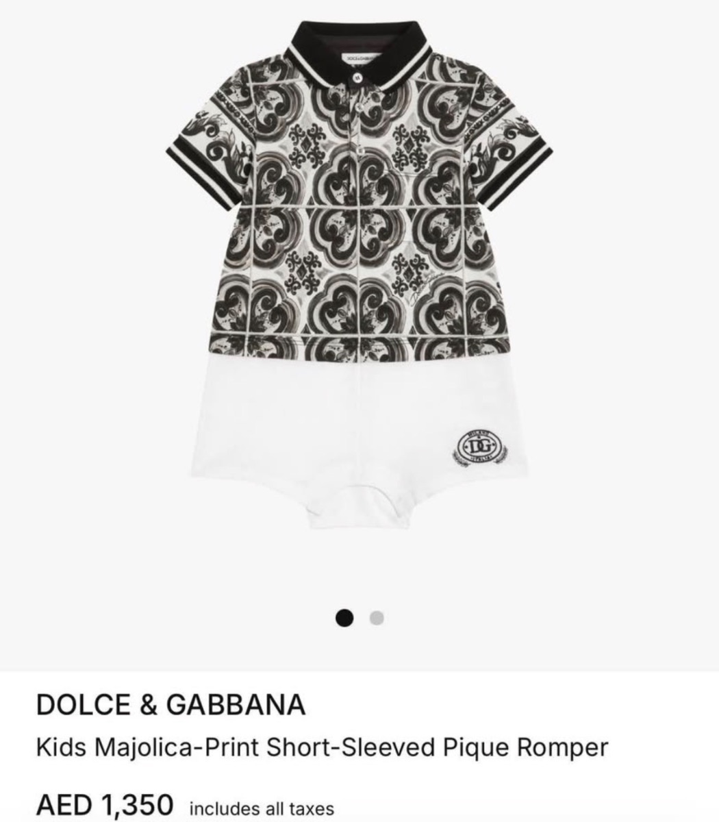 Dolce & Gabbana Designer baby boy