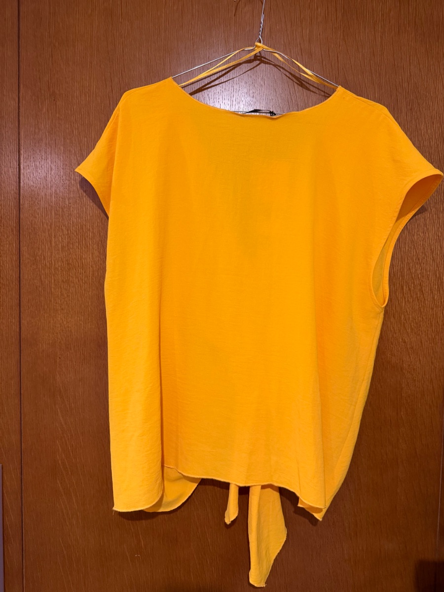 Zara Shirt Yellow new with tag photo 3