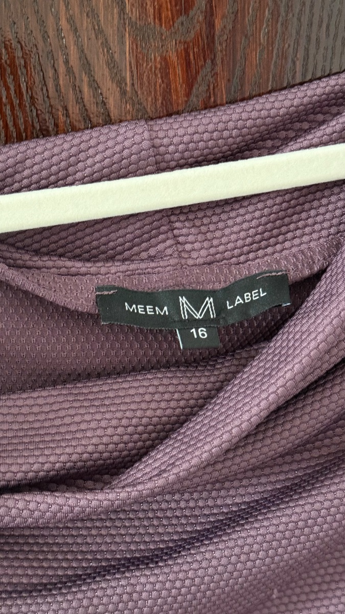 Meem Label Nila Ruched Off-shoulder Dress photo 2