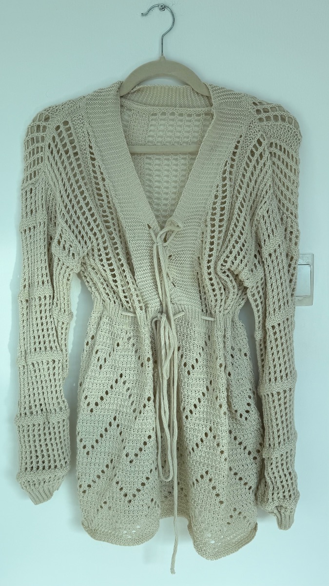 Temu Beach crochet dress