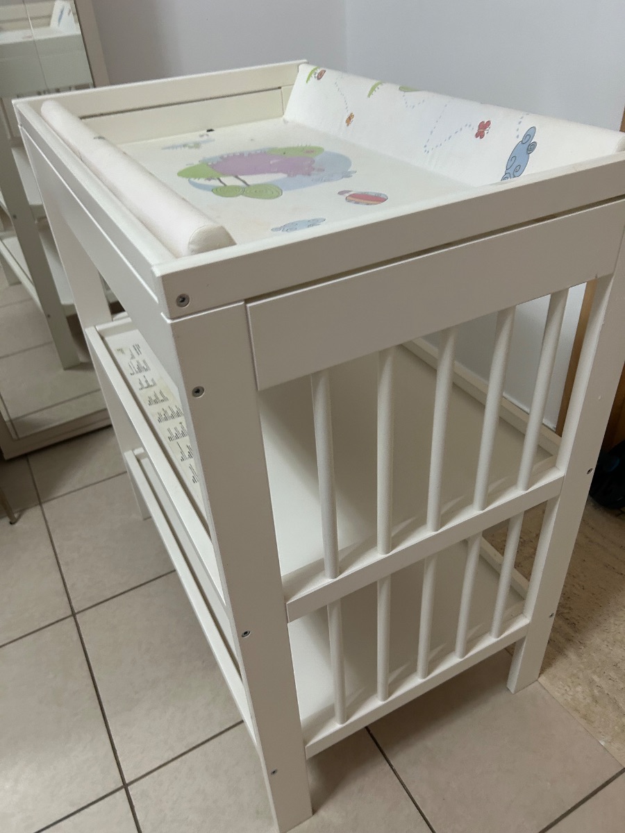 IKEA Baby Changing Table (White) – with Mattress photo 2