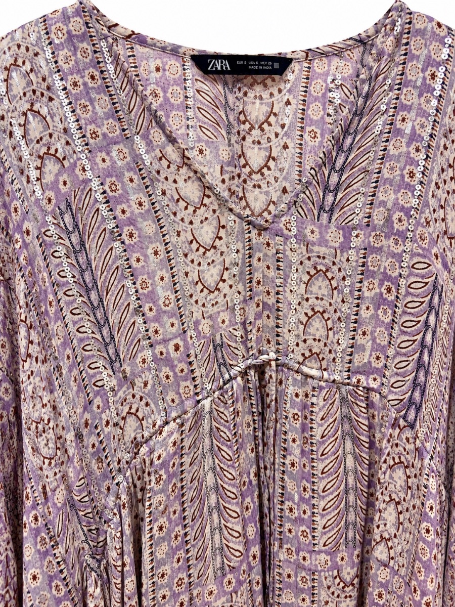 Zara Boho Hippie Dress - Sz XS photo 2